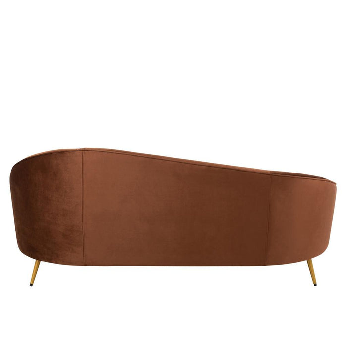 3-zitsbank Bruin Stof 85x180 cm-3-Zitsbanken-J-Line