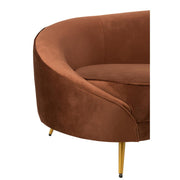 3-zitsbank Bruin Stof 85x180 cm-3-Zitsbanken-J-Line