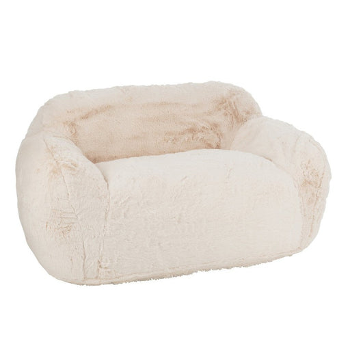 3-zitsbank Crème Polyester L 110x152 cm - Crème/ivoor-3-Zitsbanken-J-Line