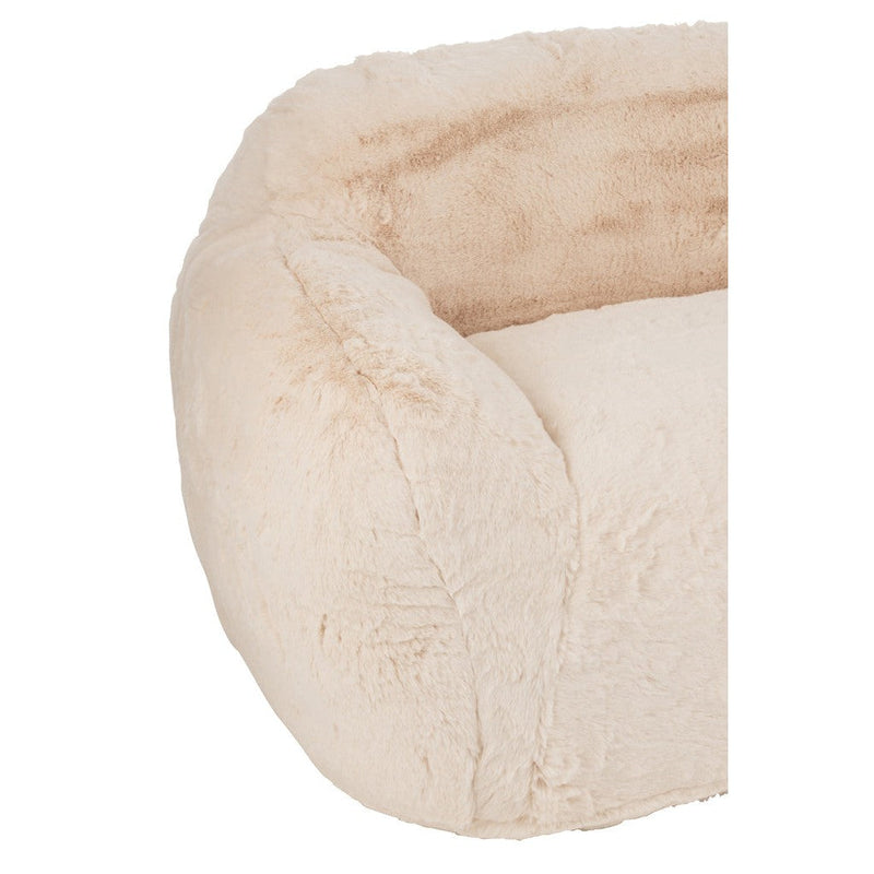 3-zitsbank Crème Polyester L 110x152 cm Crème/ivoor 46449-3-Zitsbanken-J-Line