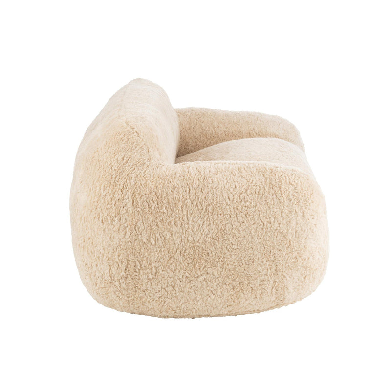 3-zitsbank Crème Polyester L 110x152 cm Crème/ivoor 46452-3-Zitsbanken-J-Line