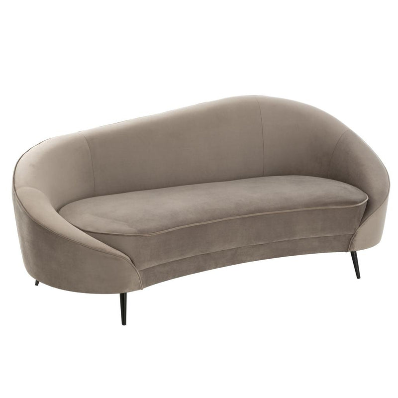 3-zitsbank Grijs Multiplex 86x182 cm-3-Zitsbanken-J-Line