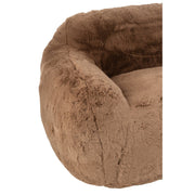 3-zitsbank Grijs Polyester L 110x152 cm-3-Zitsbanken-J-Line