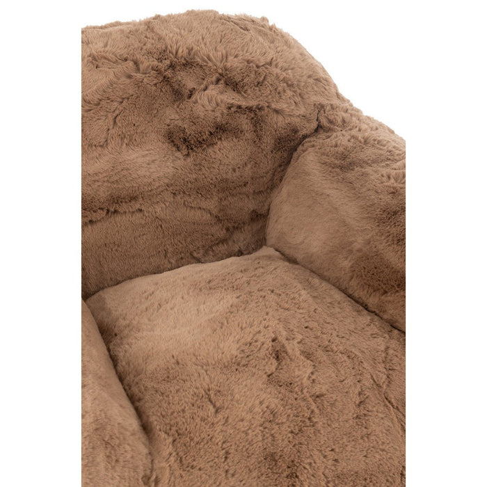 3-zitsbank Grijs Polyester S 98 cm-3-Zitsbanken-J-Line