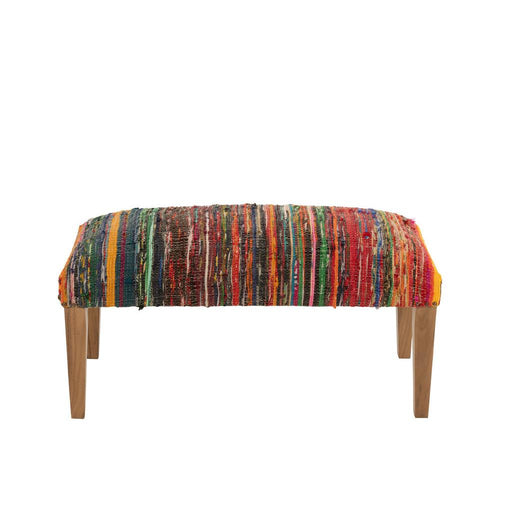 3-zitsbank Mix Acaciahout hout 40x90 cm-3-Zitsbanken-J-Line