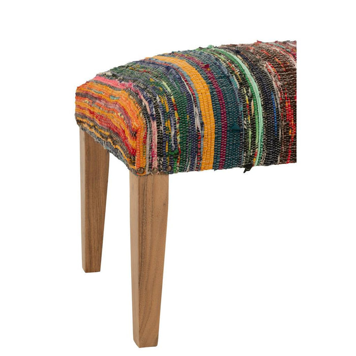 3-zitsbank Mix Acaciahout hout 40x90 cm-3-Zitsbanken-J-Line