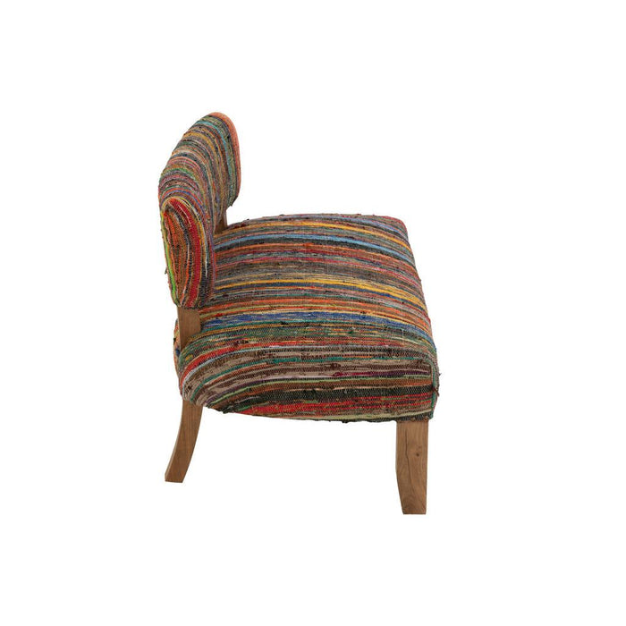 3-zitsbank Mix Acaciahout hout 65x120 cm-3-Zitsbanken-J-Line