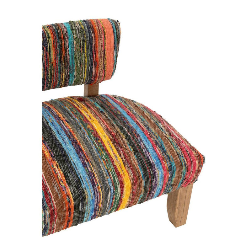 3-zitsbank Mix Acaciahout hout 65x120 cm-3-Zitsbanken-J-Line