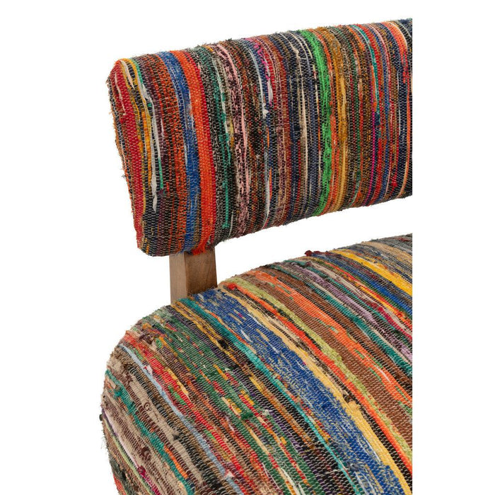 3-zitsbank Mix Acaciahout hout 65x120 cm-3-Zitsbanken-J-Line