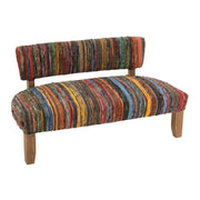 3-zitsbank Mix Acaciahout hout 65x120 cm-3-Zitsbanken-J-Line