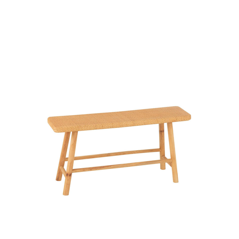 3-zitsbank Naturel Mdf Rechthoekig 30x92 cm-3-Zitsbanken-J-Line