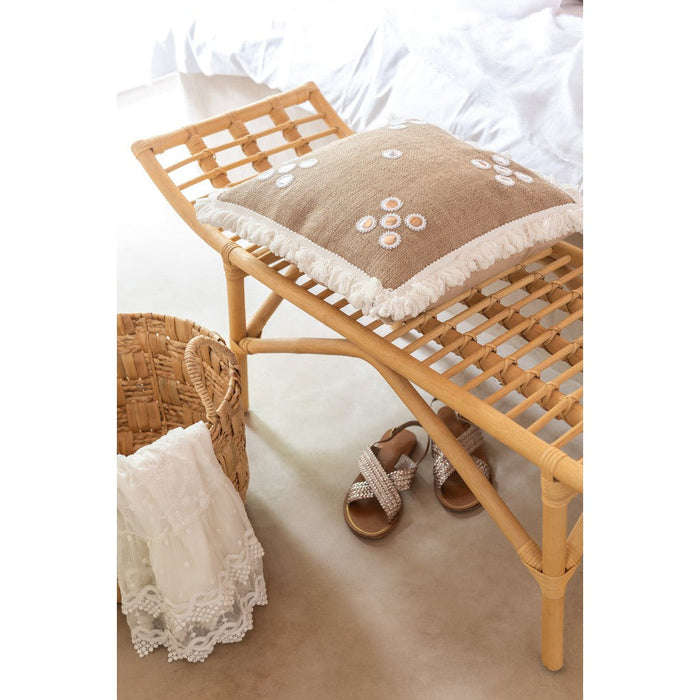 3-zitsbank Naturel Rotan 41x120 cm-3-Zitsbanken-J-Line
