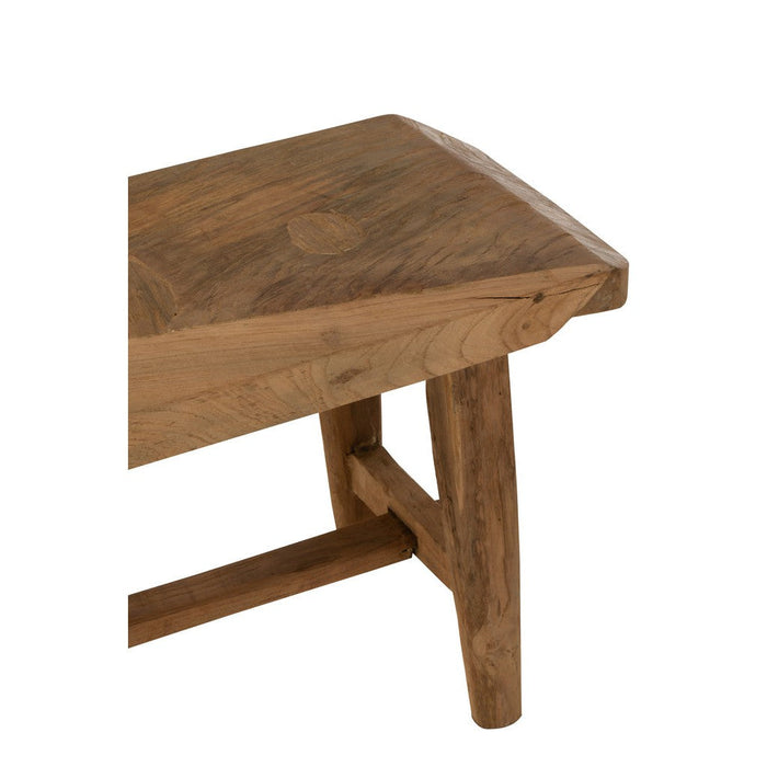 3-zitsbank Naturel Teakhout 30x80 cm-3-Zitsbanken-J-Line