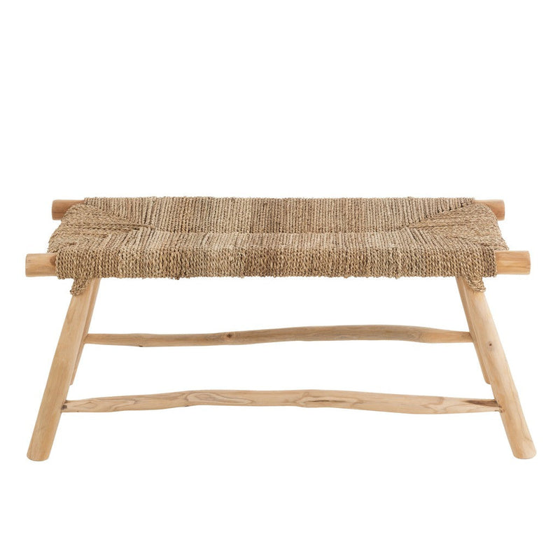 3-zitsbank Naturel Teakhout 44x100 cm-3-Zitsbanken-J-Line