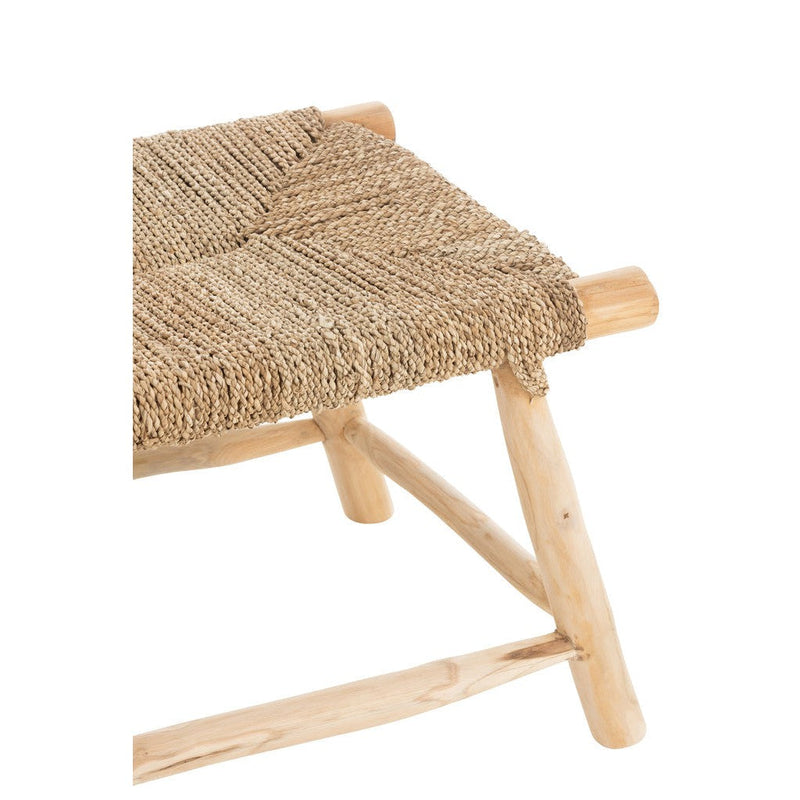 3-zitsbank Naturel Teakhout 44x100 cm-3-Zitsbanken-J-Line