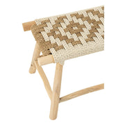 3-zitsbank Naturel Zeegras 35x100 cm-3-Zitsbanken-J-Line