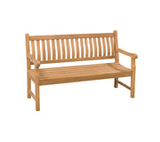 3-zitsbank Patrick Teakhout Naturel hout 150x50 cm-3-Zitsbanken-Livingfurn