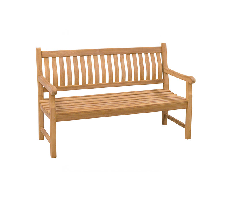 3-zitsbank Patrick Teakhout Naturel hout 200x50 cm-3-Zitsbanken-Livingfurn