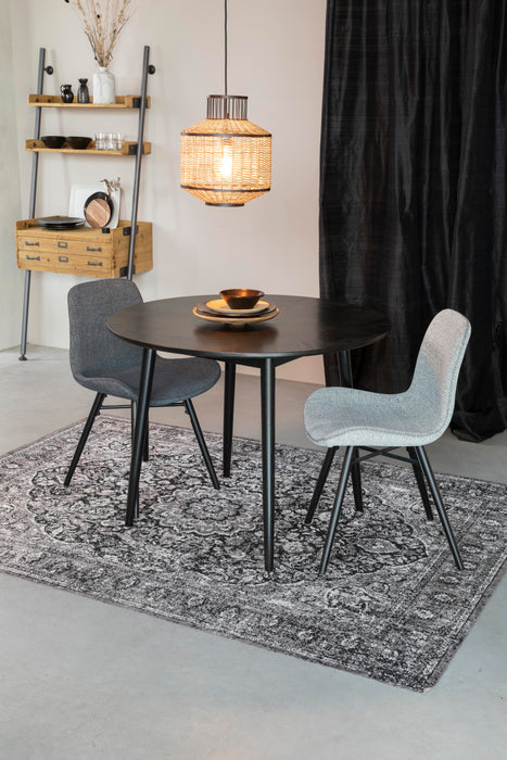 Eetkamerstoel Lester Chair Stof, Beech wood Grijs, sfeerbeeld 10