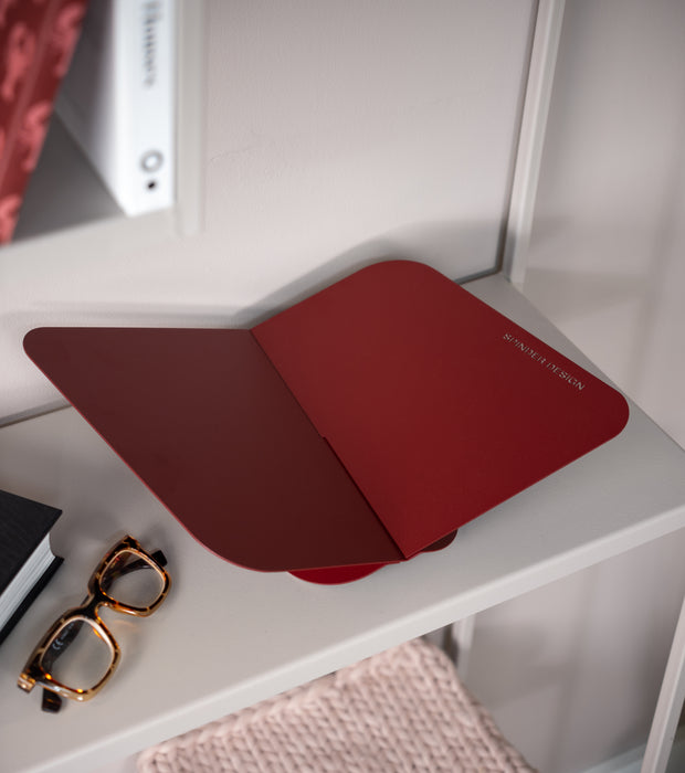 ATALANTA Boekenstandaard - Burgundy Spinder Design-Wandplanken-Spinder