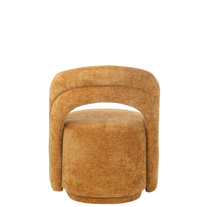 Accent Stoel Textile Oker 66x64x80 cm-Eetkamerstoelen-J-Line