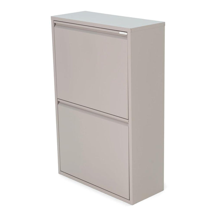 Afvalemmers GIGI 4 Staal Silky Taupe 60x25x92cm Spinder Design-Opbergdozen en manden-Spinder