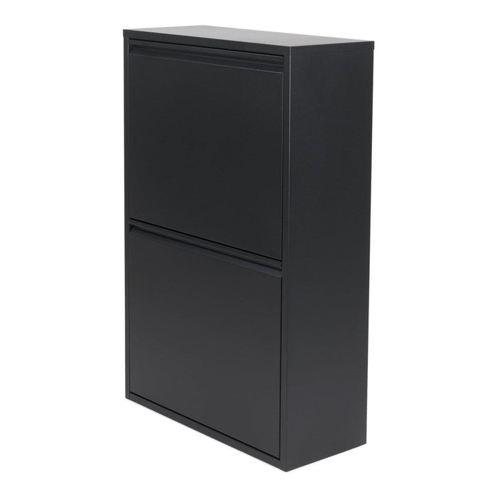 Afvalemmers GIGI 4 Staal Zwart 60x25x92cm Spinder Design-Opbergdozen en manden-Spinder