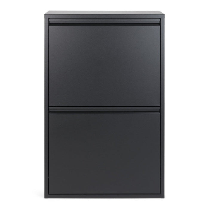 Afvalemmers GIGI 4 Staal Zwart 60x25x92cm Spinder Design-Opbergdozen en manden-Spinder