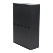 Afvalemmers GIGI 4 Staal Zwart 60x25x92cm Spinder Design-Opbergdozen en manden-Spinder
