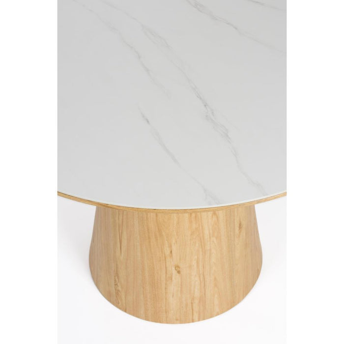 Almira Eettafel Rond Eiken-Eettafels-Creating Home