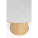 Almira Eettafel Rond Eiken-Eettafels-Creating Home