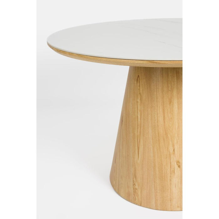 Almira Eettafel Rond Eiken-Eettafels-Creating Home