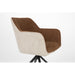 Armchair Daley Beige/Brown-Eetkamerstoelen-Creating Home
