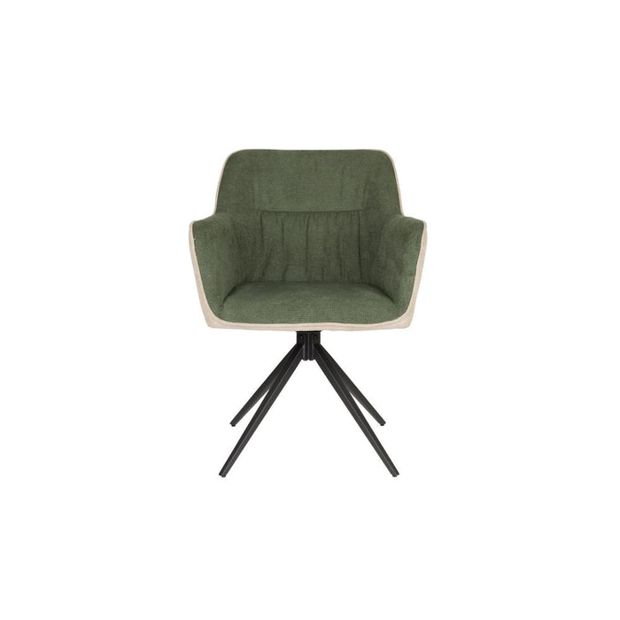 Armchair Daley Beige/Green-Fauteuils-Creating Home