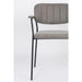 Armstoel Jolien gold/Dark Grey-Eetkamerstoelen-Creating Home
