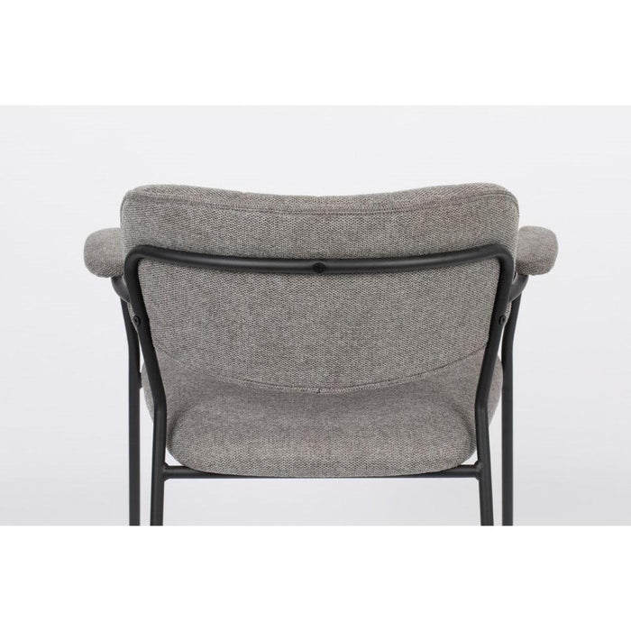 Armstoel Jolien gold/Dark Grey-Eetkamerstoelen-Creating Home