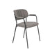 Armstoel Jolien gold/Dark Grey-Eetkamerstoelen-Creating Home
