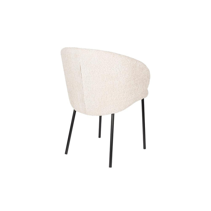 Ayle Stoel Off White-Eetkamerstoelen-Creating Home