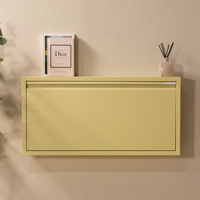 BILLY 1 Schoenenkast - Butter Yellow Spinder Design-Schoenenrekken-Spinder