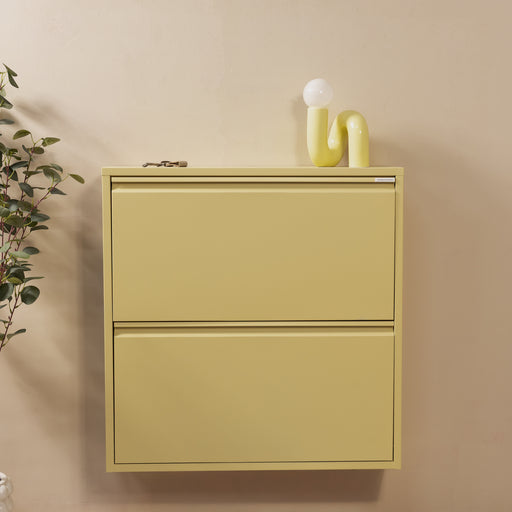 BILLY 2 Schoenenkast - Butter Yellow Spinder Design-Schoenenrekken-Spinder