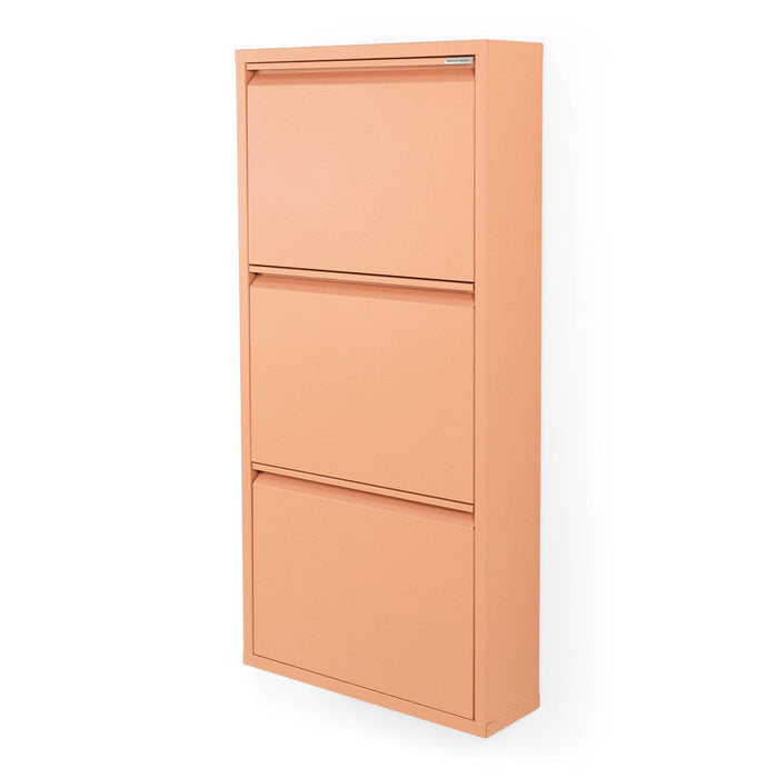 BILLY 3 Schoenenkast | Clay Terra | Staal Spinder Design-Schoenenrekken-Spinder