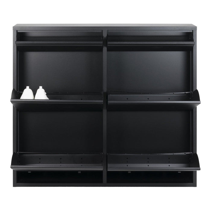 BILLY 6 Schoenenkast | Zwart | Staal Spinder Design-Schoenenrekken-Spinder