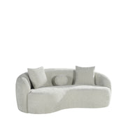 Bank Novo Naturel Chenille 2,5-Zits 203x121x80 cm-3-Zitsbanken-LABEL51