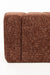 Bankje Dance Polyester Terracotta 120 cm – detail