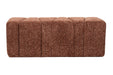 Bankje Dance Polyester Terracotta 120 cm – hoofdfoto