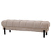 Bankje Melbourne Elegant 100% Polyester Beige 160x47x48 727203-Bankjes-PTMD