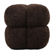 Bankje Teddy Springt 100% Polyester Bruin 160x45x43 cm-Bankjes-PTMD