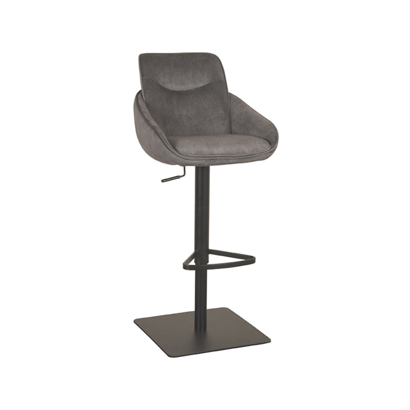 Barkruk Beauty Antraciet Cosmo Gaslift 52x89x113 cm-Barkrukken-LABEL51