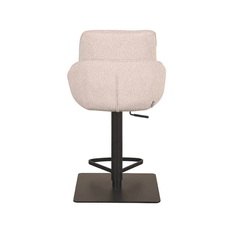 Barkruk Beauty Naturel Boucle Gaslift 52x89x113 cm-Barkrukken-LABEL51