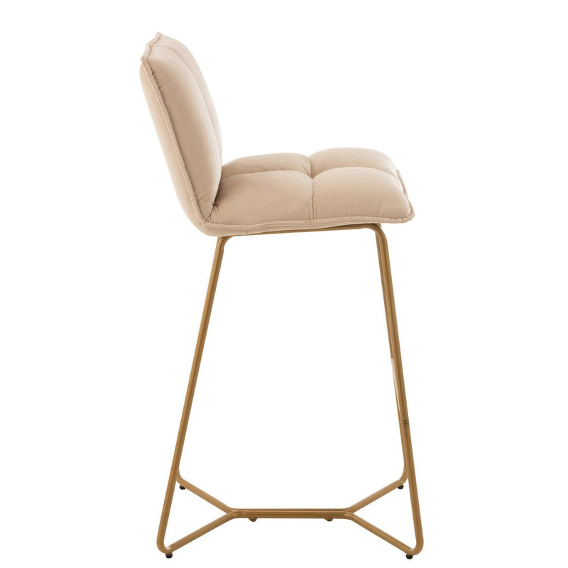 Barkruk Beige Multiplex 47 cm 47x55x104 cm-Barkrukken-J-Line